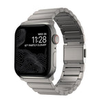 Norman Clasp One-Bead Stainless Steel Watch Band, For Apple Watch 46mm / 49mm / 45mm / 44mm