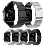 Norman Clasp One-Bead Stainless Steel Watch Band, For Apple Watch 46mm / 49mm / 45mm / 44mm