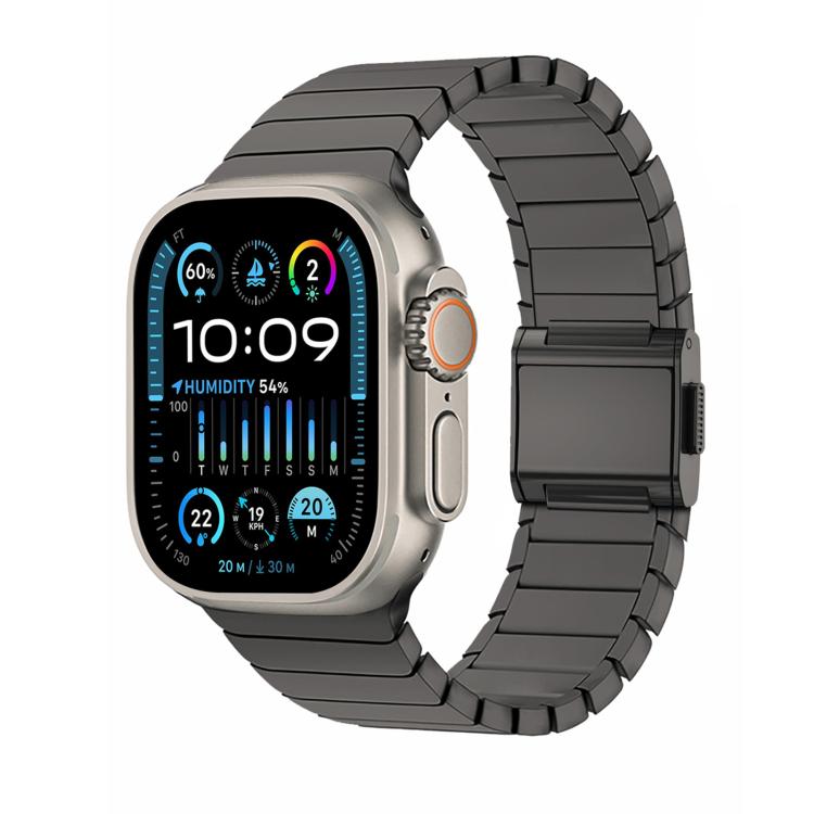 Bamboo Norman Buckle Pure Titanium Watch Band, For Apple Watch 46mm / 49mm / 45mm / 44mm