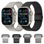 Bamboo Norman Buckle Pure Titanium Watch Band, For Apple Watch 46mm / 49mm / 45mm / 44mm