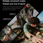 HD300 1.43 inch AMOLED Screen Silicone Strap Sports Smart Watch Supports Blood Oxygen Detection