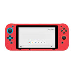 Game Console Solid Color Silicone Full Protective Case, For Nintendo Switch