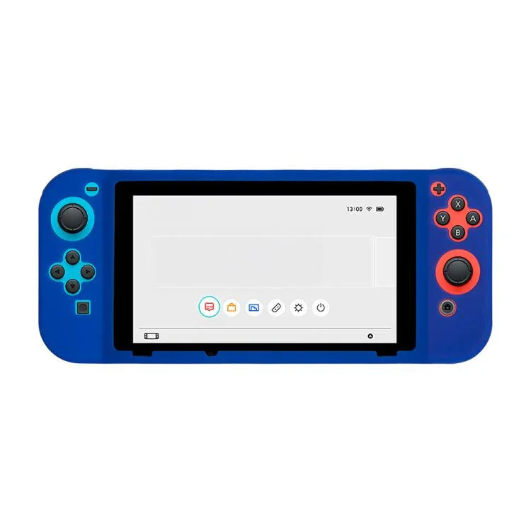 Game Console Solid Color Silicone Full Protective Case, For Nintendo Switch