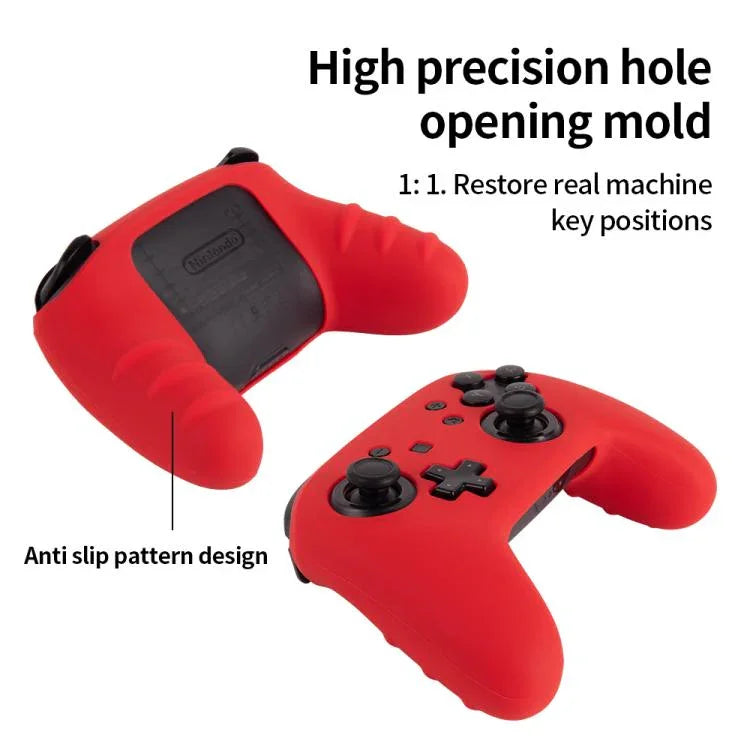 Game Handle Solid Color Silicone Protective Cover, For Nintendo Switch Pro