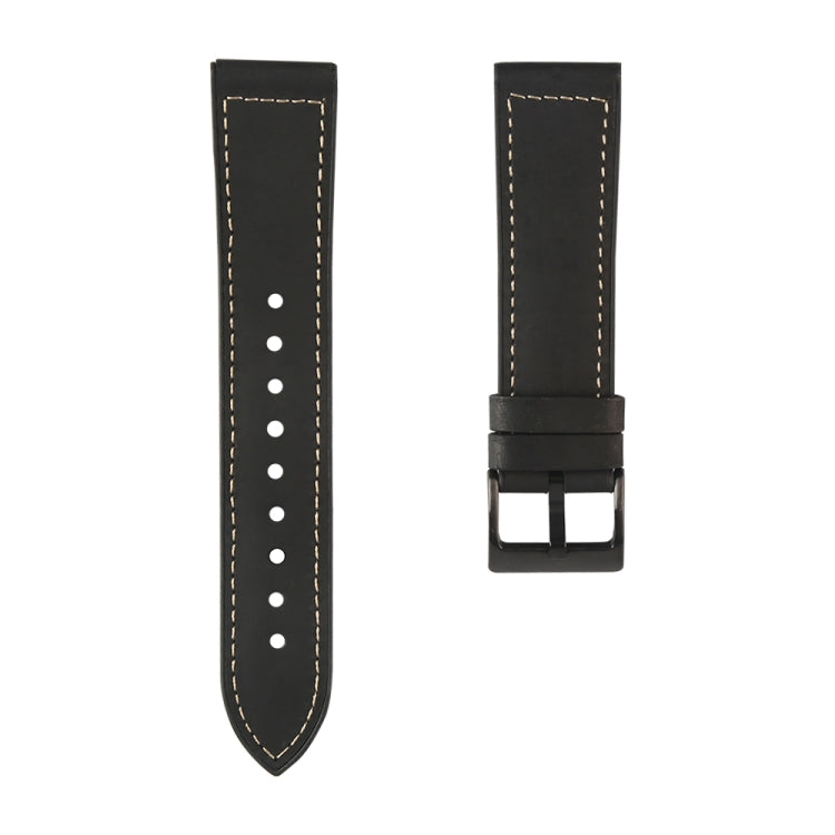 TPU + Leather Replacement Strap Watchband, For Samsung Galaxy Watch 3 41mm, For Samsung Galaxy Watch 3 45mm