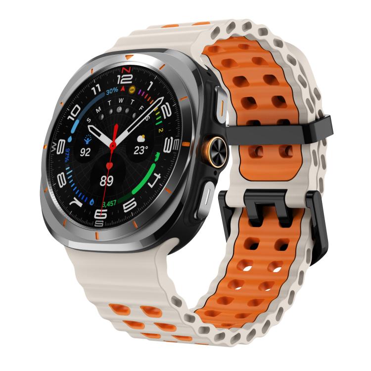 Kalebol Ocean Two-tone Silicone Strap, For Samsung Galaxy Watch Ultra 47mm / Ultra 2025