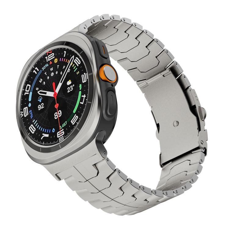 Split Safety Buckle Titanium Alloy Watch Band, For Samsung Galaxy Watch Ultra 47mm / Ultra 2025