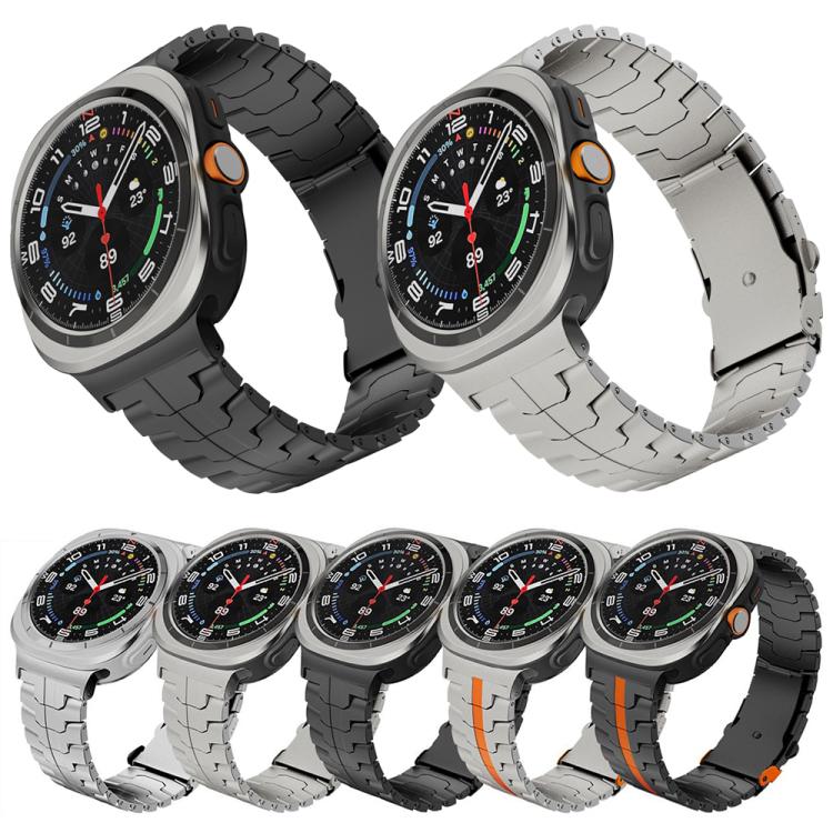 Split Safety Buckle Titanium Alloy Watch Band, For Samsung Galaxy Watch Ultra 47mm / Ultra 2025