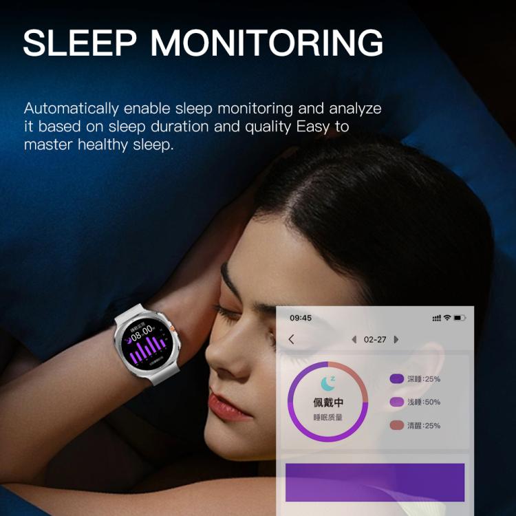 X7 1.51 inch IPS Screen Bluetooth Smart Watch Supports Healthy Monitoring