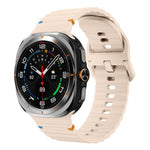 Kalebol Wave-stitched Silicone Strap, For Samsung Galaxy Watch Ultra 47mm / Ultra 2025