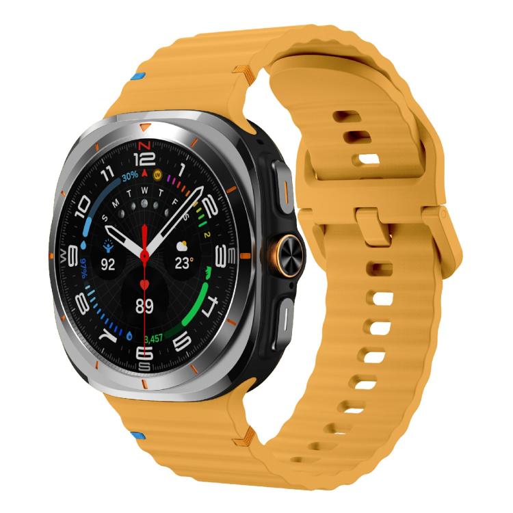 Kalebol Wave-stitched Silicone Strap, For Samsung Galaxy Watch Ultra 47mm / Ultra 2025