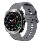 Kalebol Wave-stitched Silicone Strap, For Samsung Galaxy Watch Ultra 47mm / Ultra 2025
