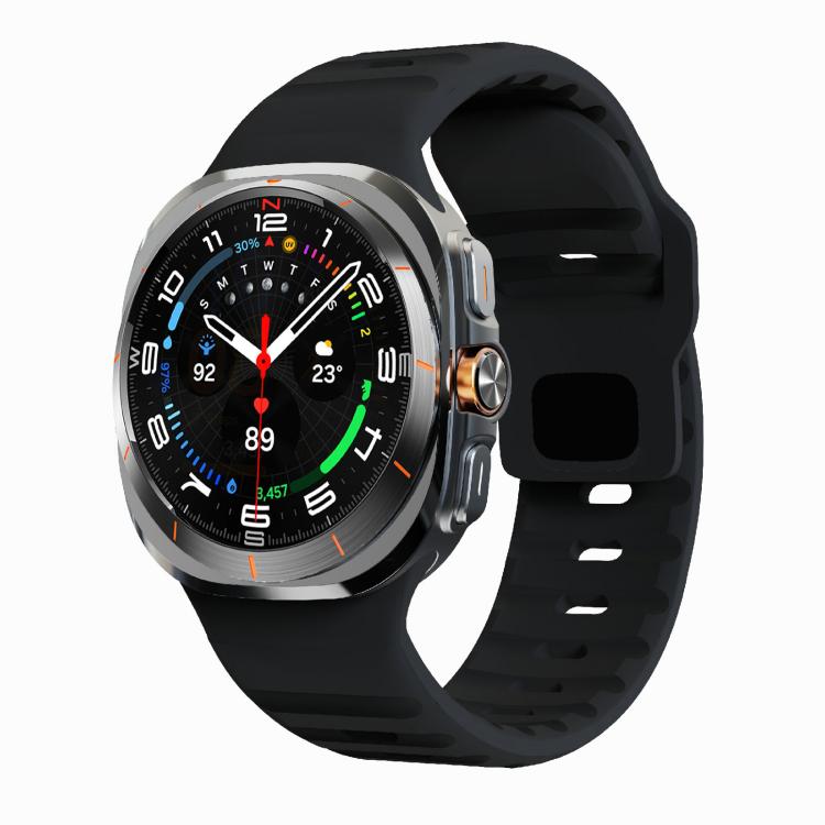 Kalebol Wave Reverse Buckle Silicone Strap, For Samsung Galaxy Watch Ultra 47mm / Ultra 2025
