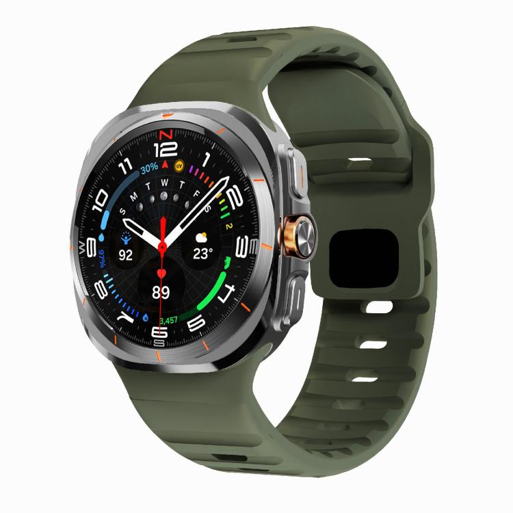 Kalebol Wave Reverse Buckle Silicone Strap, For Samsung Galaxy Watch Ultra 47mm / Ultra 2025
