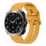 Kalebol Wave Stitching Silicone Strap, For Samsung Galaxy Watch Ultra 47mm / Ultra 2025