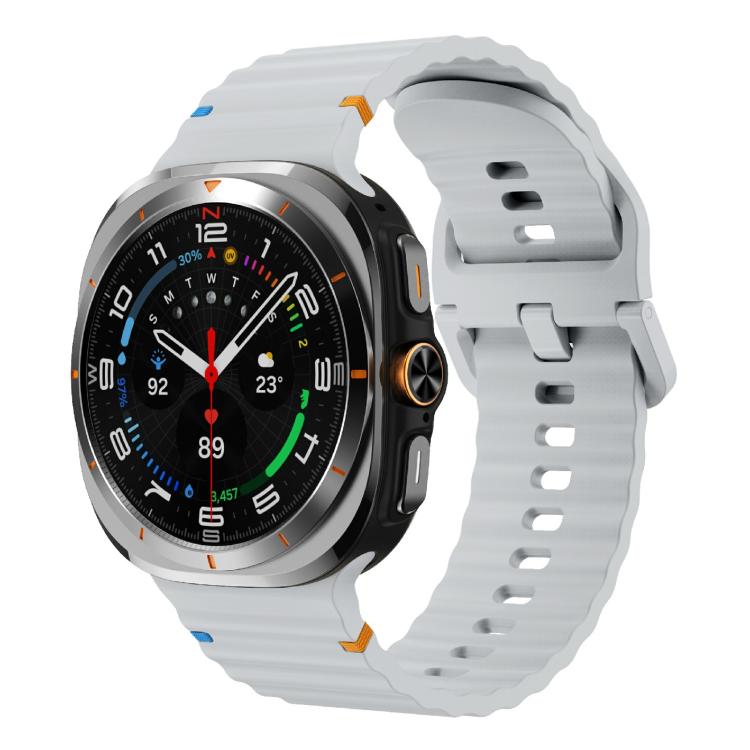 Kalebol Wave Stitching Silicone Strap, For Samsung Galaxy Watch Ultra 47mm / Ultra 2025