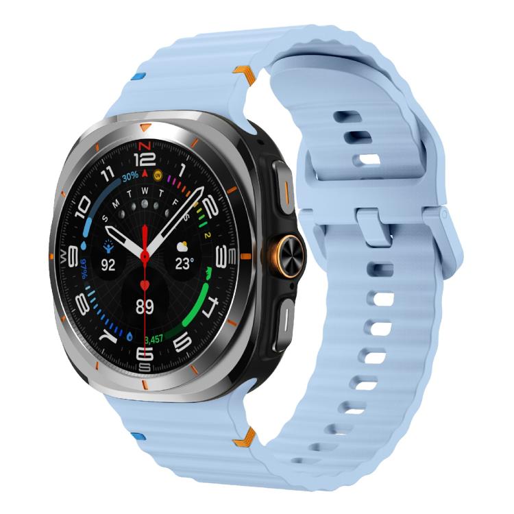 Kalebol Wave Stitching Silicone Strap, For Samsung Galaxy Watch Ultra 47mm / Ultra 2025