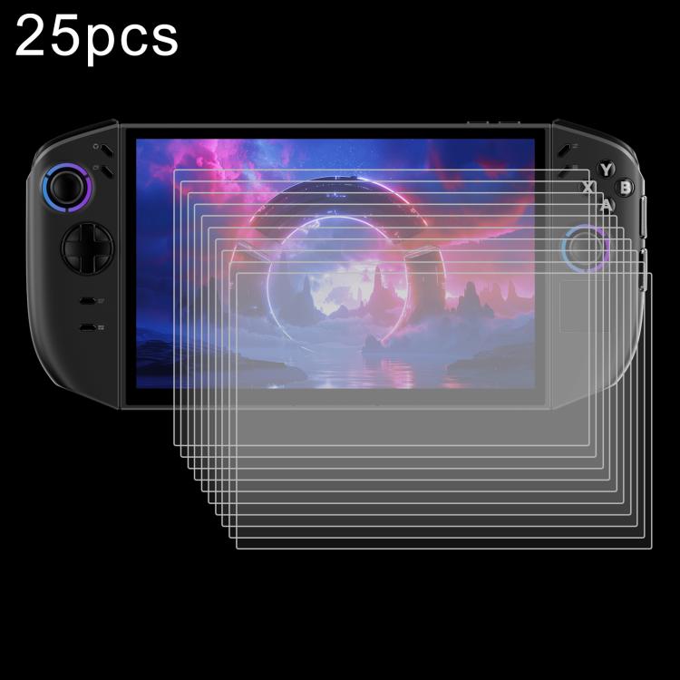 25 films de protection en verre trempé anti-explosion 9H 0,3 mm, pour Lenovo Legion Go 2 8,8 pouces et Lenovo Legion Go S 8 pouces.