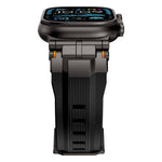 Alloy Connector Silicone Watch Strap, For Apple Watch 46mm / 49mm / 45mm / 44mm