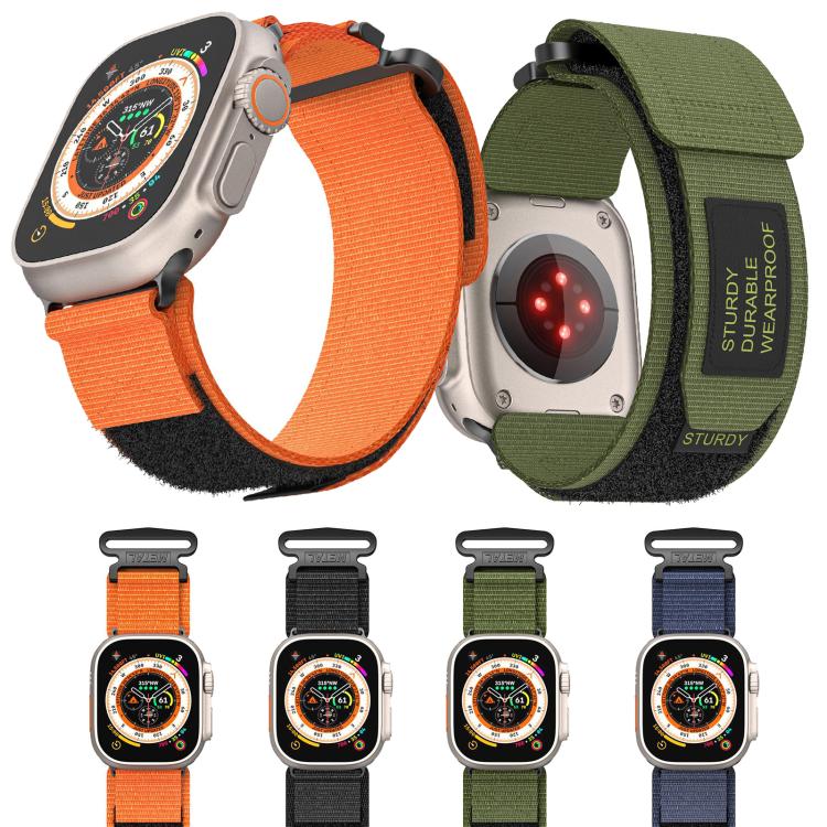 Kalebol Simple Two Section Nylon Strap, For Apple Watch 46mm / 49mm / 45mm / 44mm, For Apple Watch 42mm / 41mm / 40mm / 38mm