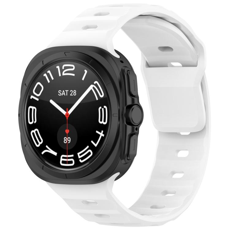 Kalebol Square Buckle Silicone Watch Band, For Samsung Galaxy Watch Ultra 47mm / Ultra 2025