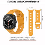 Kalebol Square Buckle Silicone Watch Band, For Samsung Galaxy Watch Ultra 47mm / Ultra 2025