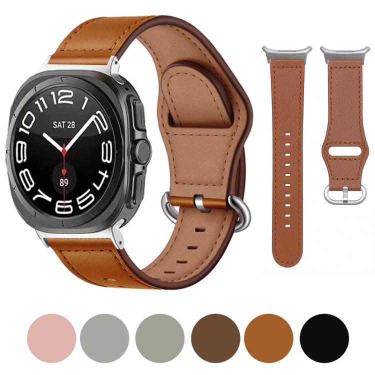 Kalebol Genuine Leather Watch Band, For Samsung Galaxy Watch Ultra 47mm / Ultra 2025