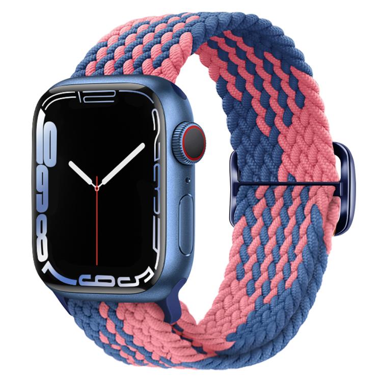 Kalebol Eight Buckle Nylon Braided Watch Band, For Apple Watch 46mm / 49mm / 45mm / 44mm, For Apple Watch 42mm / 41mm / 40mm / 38mm