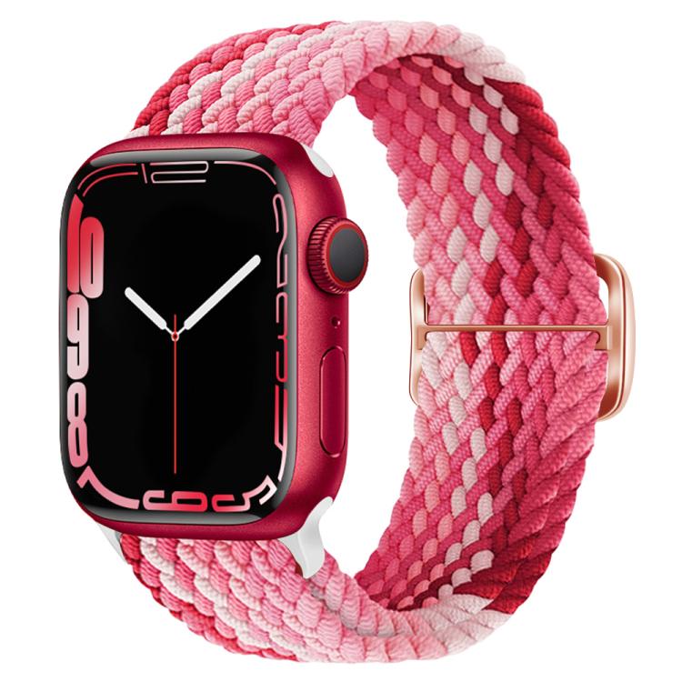 Kalebol Eight Buckle Nylon Braided Watch Band, For Apple Watch 46mm / 49mm / 45mm / 44mm, For Apple Watch 42mm / 41mm / 40mm / 38mm