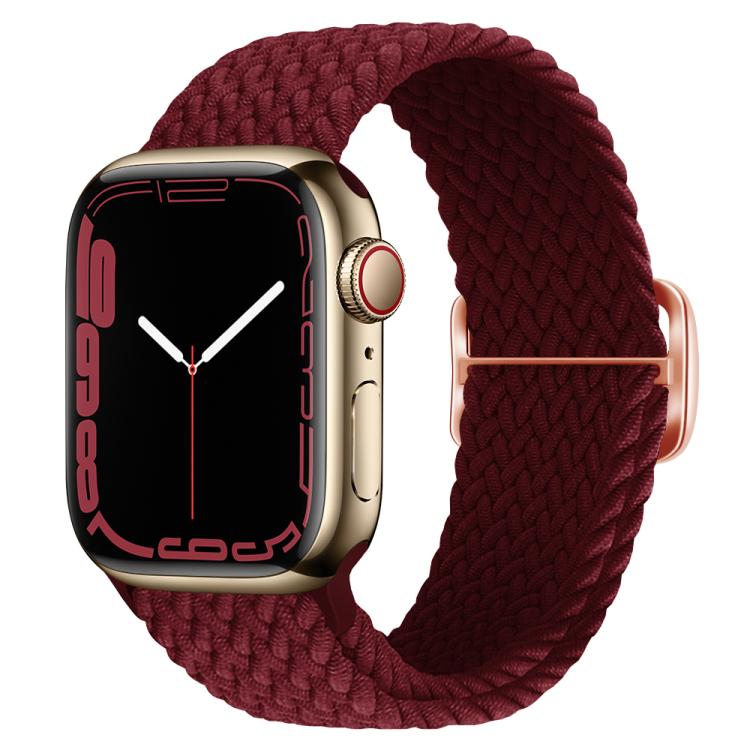 Kalebol Eight Buckle Nylon Braided Watch Band, For Apple Watch 46mm / 49mm / 45mm / 44mm, For Apple Watch 42mm / 41mm / 40mm / 38mm