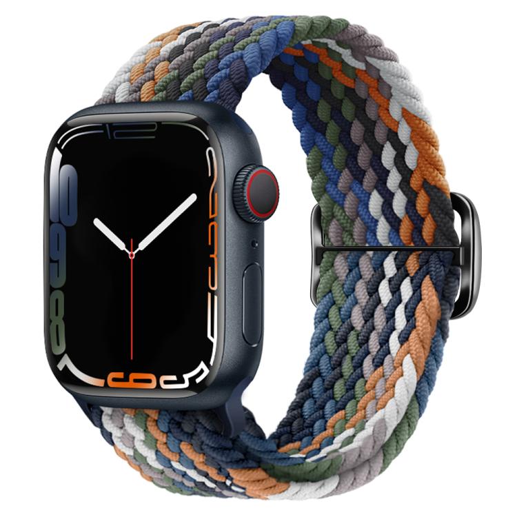 Kalebol Eight Buckle Nylon Braided Watch Band, For Apple Watch 46mm / 49mm / 45mm / 44mm, For Apple Watch 42mm / 41mm / 40mm / 38mm