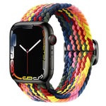 Kalebol Eight Buckle Nylon Braided Watch Band, For Apple Watch 46mm / 49mm / 45mm / 44mm, For Apple Watch 42mm / 41mm / 40mm / 38mm