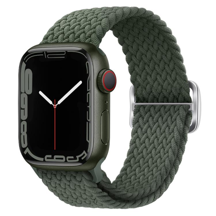 Kalebol Eight Buckle Nylon Braided Watch Band, For Apple Watch 46mm / 49mm / 45mm / 44mm, For Apple Watch 42mm / 41mm / 40mm / 38mm
