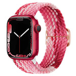 Kalebol Eight Buckle Nylon Braided Watch Band, For Apple Watch 46mm / 49mm / 45mm / 44mm, For Apple Watch 42mm / 41mm / 40mm / 38mm