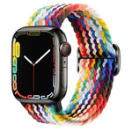 Kalebol Eight Buckle Nylon Braided Watch Band, For Apple Watch 46mm / 49mm / 45mm / 44mm, For Apple Watch 42mm / 41mm / 40mm / 38mm