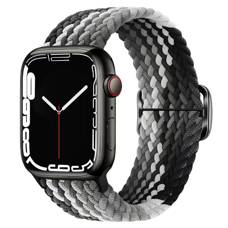 Kalebol Eight Buckle Nylon Braided Watch Band, For Apple Watch 46mm / 49mm / 45mm / 44mm, For Apple Watch 42mm / 41mm / 40mm / 38mm