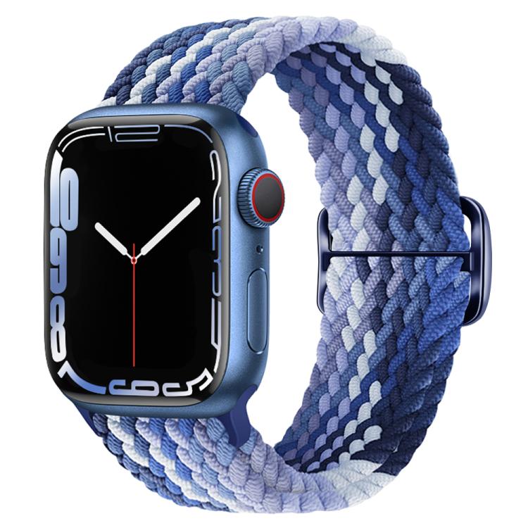 Kalebol Eight Buckle Nylon Braided Watch Band, For Apple Watch 46mm / 49mm / 45mm / 44mm, For Apple Watch 42mm / 41mm / 40mm / 38mm
