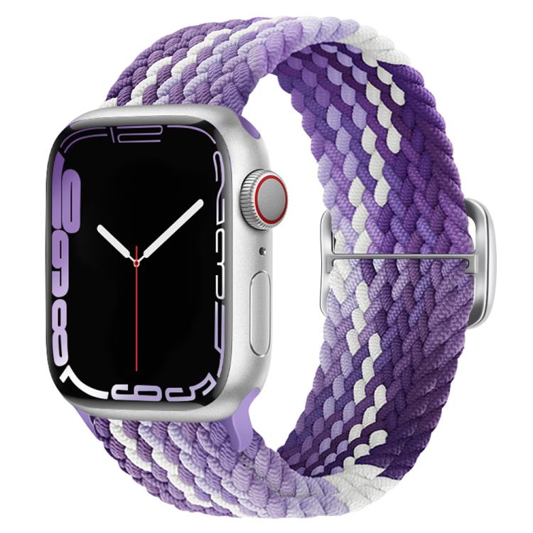 Kalebol Eight Buckle Nylon Braided Watch Band, For Apple Watch 46mm / 49mm / 45mm / 44mm, For Apple Watch 42mm / 41mm / 40mm / 38mm