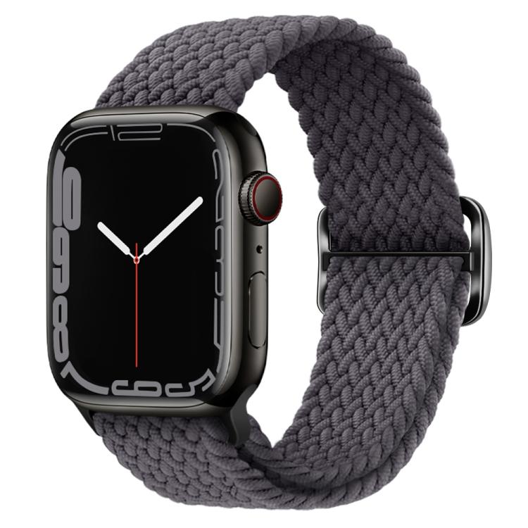 Kalebol Eight Buckle Nylon Braided Watch Band, For Apple Watch 46mm / 49mm / 45mm / 44mm, For Apple Watch 42mm / 41mm / 40mm / 38mm