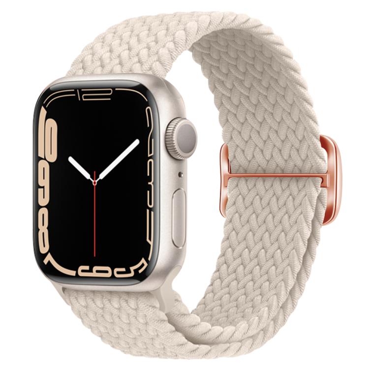 Kalebol Eight Buckle Nylon Braided Watch Band, For Apple Watch 46mm / 49mm / 45mm / 44mm, For Apple Watch 42mm / 41mm / 40mm / 38mm
