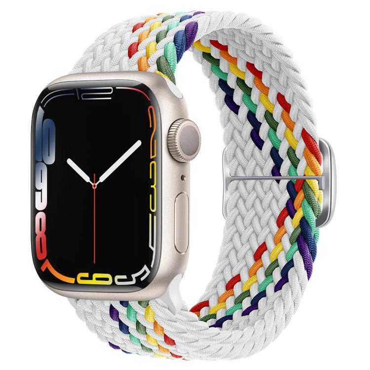 Kalebol Eight Buckle Nylon Braided Watch Band, For Apple Watch 46mm / 49mm / 45mm / 44mm, For Apple Watch 42mm / 41mm / 40mm / 38mm