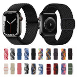 Kalebol Eight Buckle Nylon Braided Watch Band, For Apple Watch 46mm / 49mm / 45mm / 44mm, For Apple Watch 42mm / 41mm / 40mm / 38mm