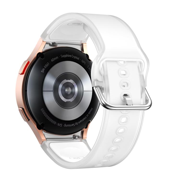 Kalebol Glacier Transparent Silicone Watch Band, For Samsung Galaxy Watch 7  / 6 / 5 / 4