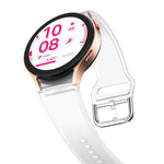 Kalebol Glacier Transparent Silicone Watch Band, For Samsung Galaxy Watch 7  / 6 / 5 / 4