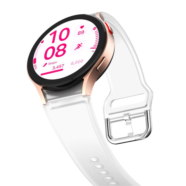 Kalebol Glacier Transparent Silicone Watch Band, For Samsung Galaxy Watch 7  / 6 / 5 / 4