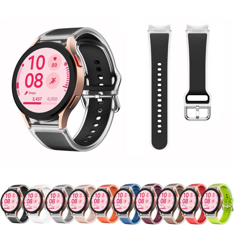 Kalebol Glacier Transparent Silicone Watch Band, For Samsung Galaxy Watch 7  / 6 / 5 / 4