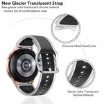 Kalebol Glacier Transparent Silicone Watch Band, For Samsung Galaxy Watch 7  / 6 / 5 / 4