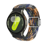 Kalebol Button Braided Loop Magnetic Buckle Watch Band, For Samsung Galaxy Watch 5 Pro / 6 / 7