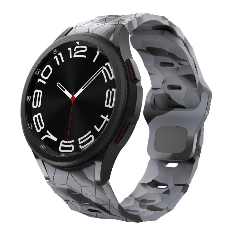 Kalebol Football Pattern Reverse Buckle Silicone Strap, For Samsung Galaxy Watch 4 / 5 / 6
