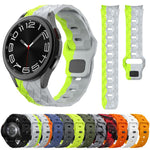 Kalebol Football Pattern Reverse Buckle Silicone Strap, For Samsung Galaxy Watch 4 / 5 / 6